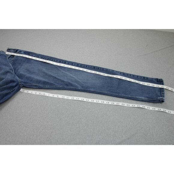 Levis Jeans Mens 38 x 32 Blue 511 Cotton Blend Straight Stretch Medium Wash - Picture 7 of 7